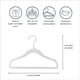 thumbnail image 2 of Baby Hangers 3 Sprouts, terciopelo, antideslizante, 30 unidades, color gris, 2 of 7