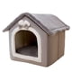 thumbnail image 1 of Cama Para Perros Casa De Invierno Cama Cálida Para Dormir Perrera Para Dormir Cama Para Gatos Semicerrada 44x36x39cm Gris, 1 of 1