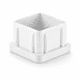 thumbnail image 2 of Regatón Plástico Cuadrado 25x25 mm Blanco - 100 unidades, 2 of 3