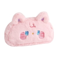 Magideal - Estuche De Peluche Para Guardar Útiles Escolares, Diseño Creativo Para Niños Y Niñas , Rosa