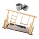 thumbnail image 4 of Parrot Mader Stand Activity Center Ladder W / TAP STAND NATURAL CON CUPAS DE 5 CM, 4 of 5