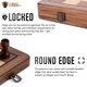 thumbnail image 3 of Juego de ajedrez Chess Armory, madera de nogal de primera calidad, 38 cm, 3 of 7