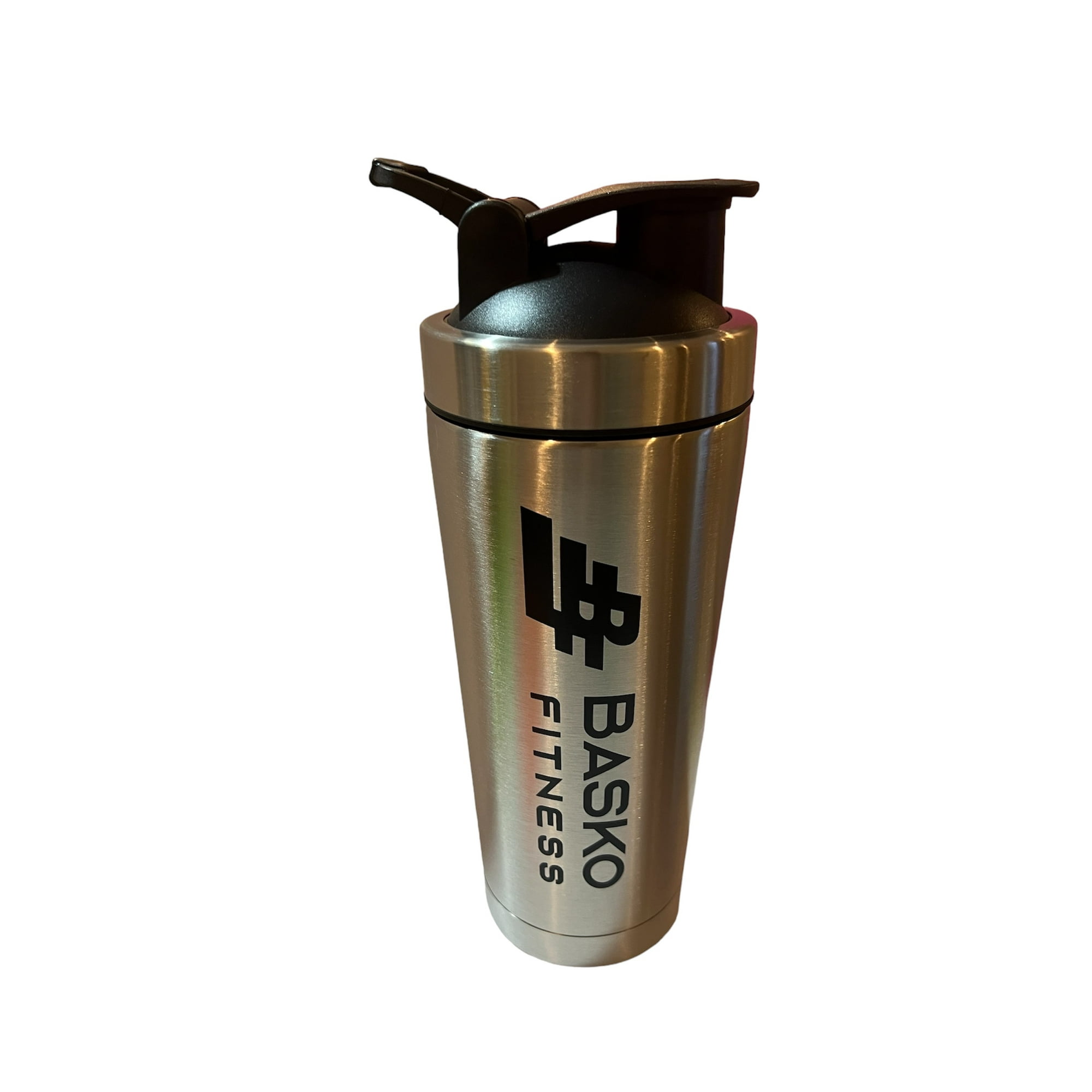 Basko Fitness - Shaker Acero Inoxidable Plata