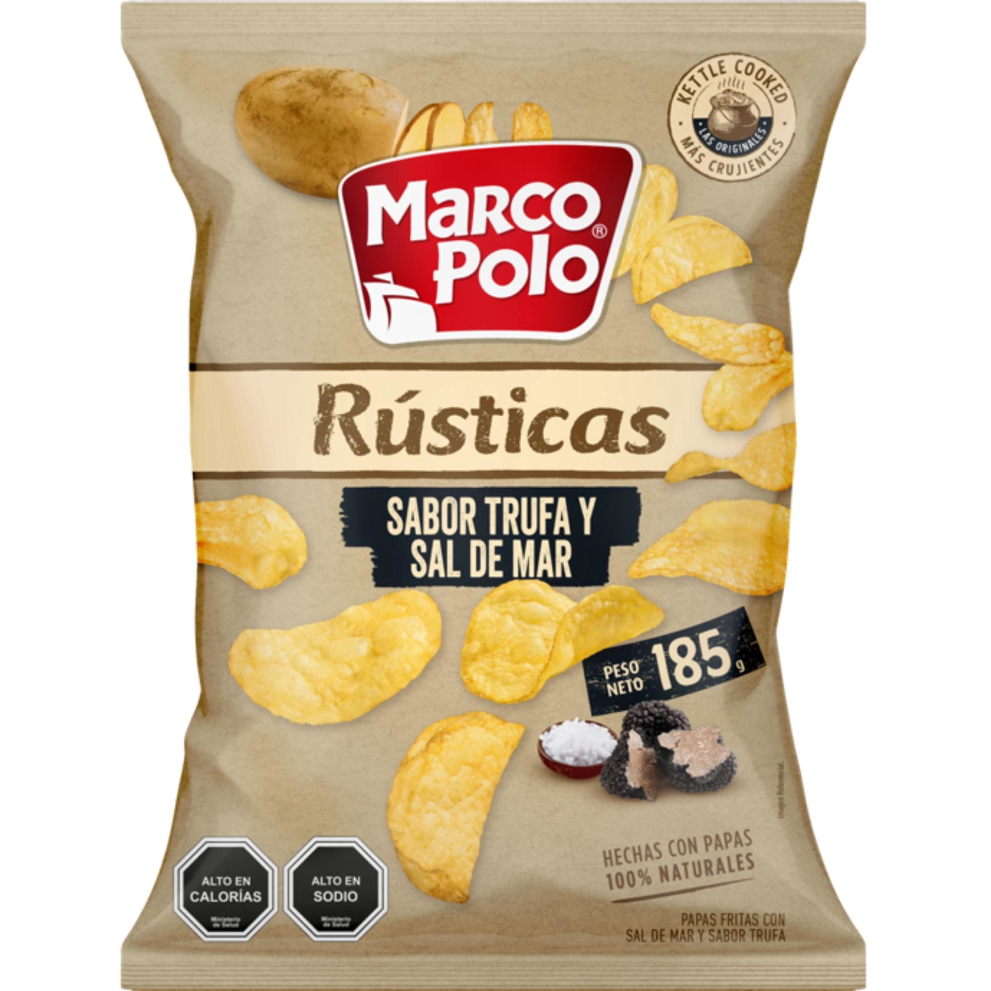 Papas Fritas Rústicas Trufa 185 g Marco polo
