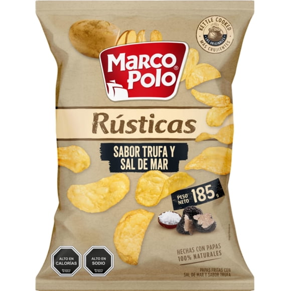 Papas Fritas Rústicas trufa, 185 g
