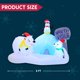 thumbnail image 5 of Joiedomi inflable para Navidad, polo norte, 6 pies con LED, 5 of 9