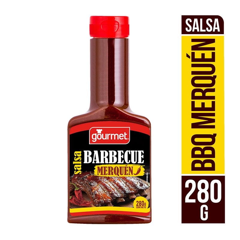 Salsa Barbecue Merkén Botella 280 g Gourmet