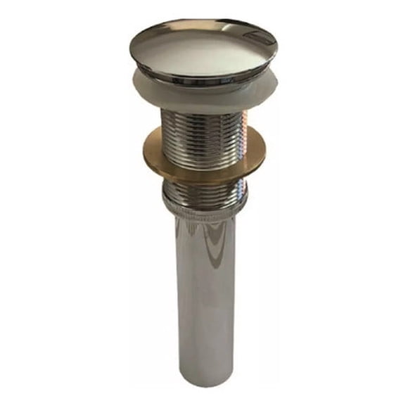Desagüe Click Clack Metal 1 1/4 Cromado Lavatorio Cristal