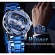 thumbnail image 3 of Reloj FORSINING Retro Steampunk Skeleton Mechanical para hombre, 3 of 7