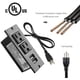 thumbnail image 2 of Base de carga de escritorio con dos enchufes y dos puertos USB., 2 of 7