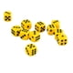 thumbnail image 1 of 50 X 12 Mm Opaco Juegos De Dados De Seis Lados D6 D d Rpg Amarillo, 1 of 3