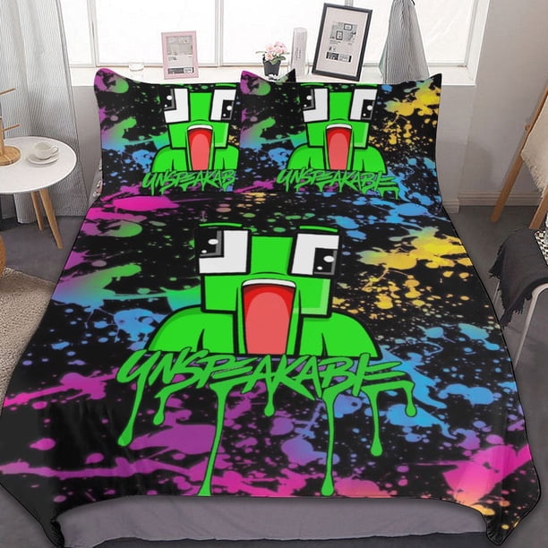 Unspeakable Girl Duvet Cover Set Soft Comfortable Bedding Sets 3 Pieces Ultra Soft Skin-Friendly Comforter Cover Set