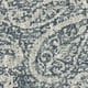 thumbnail image 4 of Otomana Benjara con estampado de cachemir tapizada en azul y gris, 4 of 6