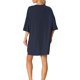 thumbnail image 3 of INSPIRE CHIC Conjunto de salón de punto acanalado para mujer Camiseta de manga corta de gran tamaño y pantalones cortos de ciclista de cintura alta Conjunto suave de dos piezas para verano L Azul, 3 of 6