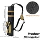 thumbnail image 2 of Tiro con arco ligero flecha trasera Quiver Tiro con arco ligero flecha trasera Quiver doble uso cadera compacta plegable, 2 of 3