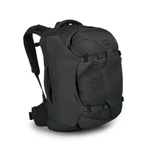 Mochila Osprey Farpoint 55L Para Hombre Tunnel Vision De Viaje, Color Gris