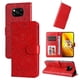 thumbnail image 1 of Funda tipo cartera FOXDOCK para Xiaomi Poco X3 NFC , diseño girasol en relieve, cuero PU, cierre magnético, soporte y tarjetero, 1 of 5