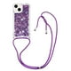 thumbnail image 1 of Funda FOXDOCK para iPhone 13 con Cuerda Ajustable, Brillo Líquido, Protección Antigolpes y Lente – Ideal para Regalo, 1 of 6