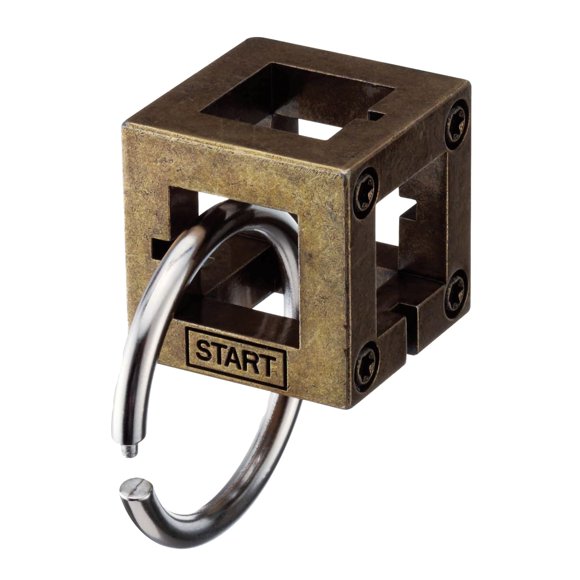 Puzzle BePuzzled Hanayama Metal Brain Level 2 Mensa