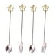 thumbnail image 1 of Juego de cubiertos de acero inoxidable, cucharas, utensilios de cocina, juego de cubiertos de metal, 4 piezas, 1 of 5