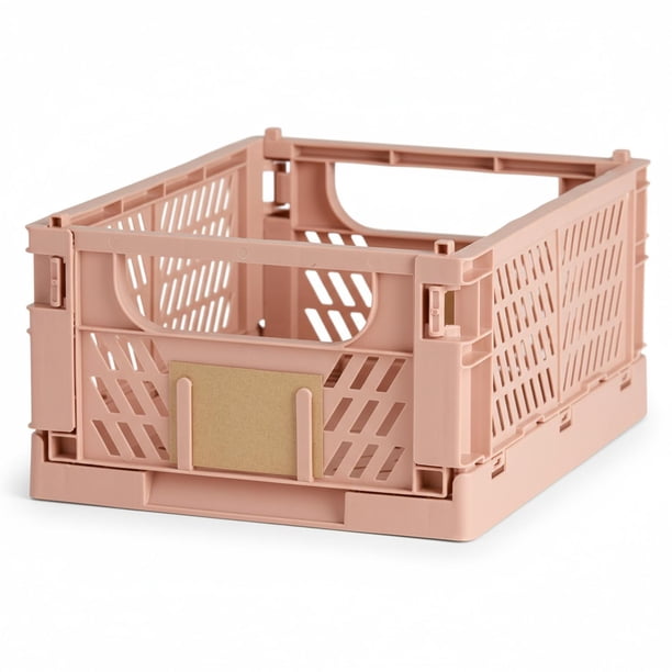 Caja de Almacenamiento Organizadora Apilable y Plegable DAY rosa