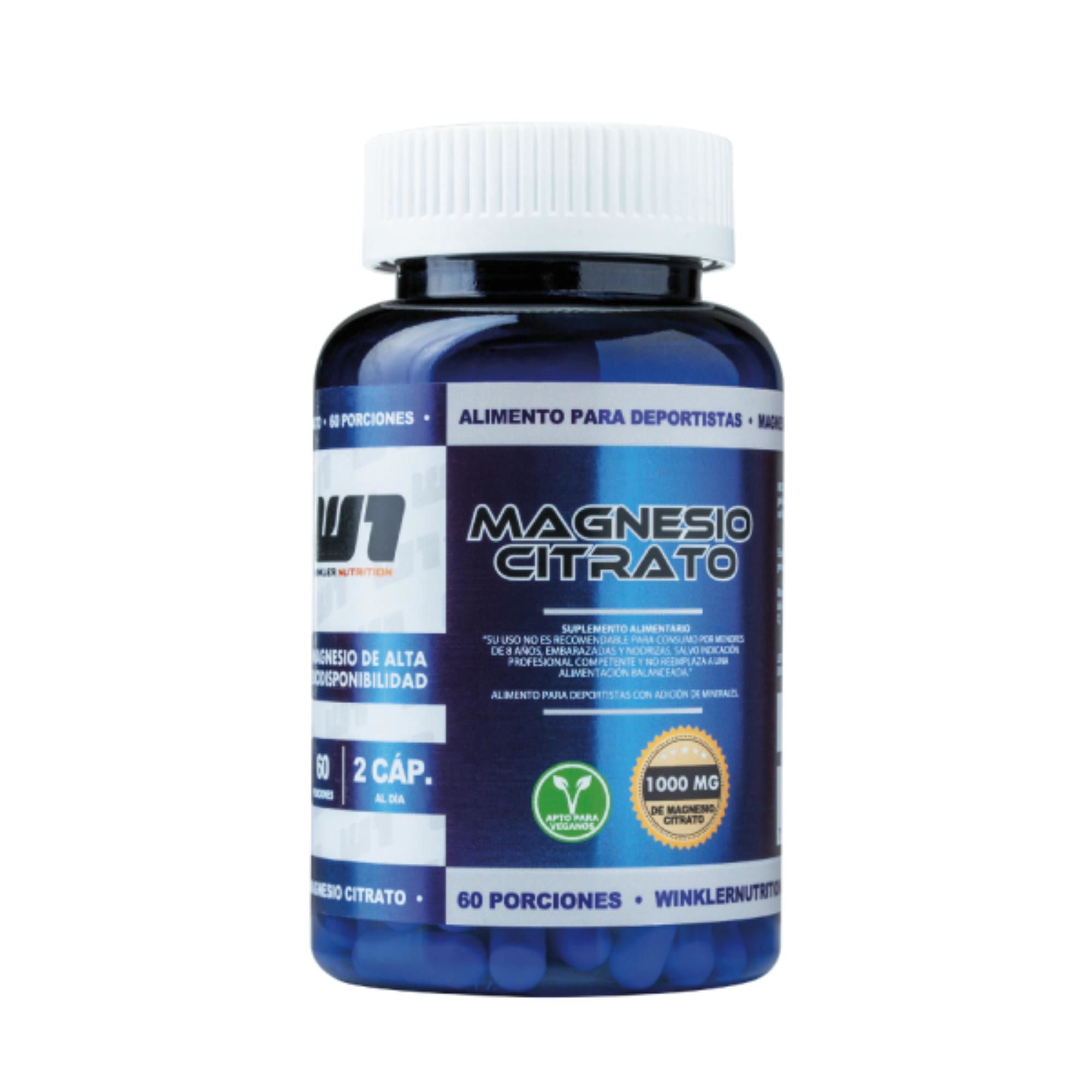 Winkler Magnesio Citrato Env. 120 Caps.