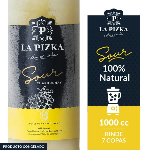 Cóctel Pisco Sour Chardonnay 14° Botella, 1 L