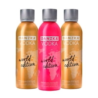Danzka - Pack X3 Vodka World Edition Pink Y Gold Premium