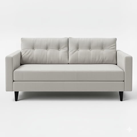 Flobal - Sofa 3 Cuerpos Paris - Perla Repelente A Liquidos