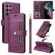 thumbnail image 1 of FOXDOCK Funda tipo Cartera para Samsung Galaxy S24 Ultra – Cubierta de Cuero PU con Múltiples Ranuras, Bolsillo para Efectivo y Correa de Muñeca, 1 of 6