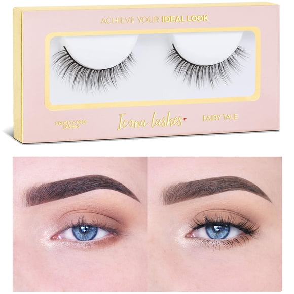 Pestañas postizas Icona Lashes Fairy Tale negro natural