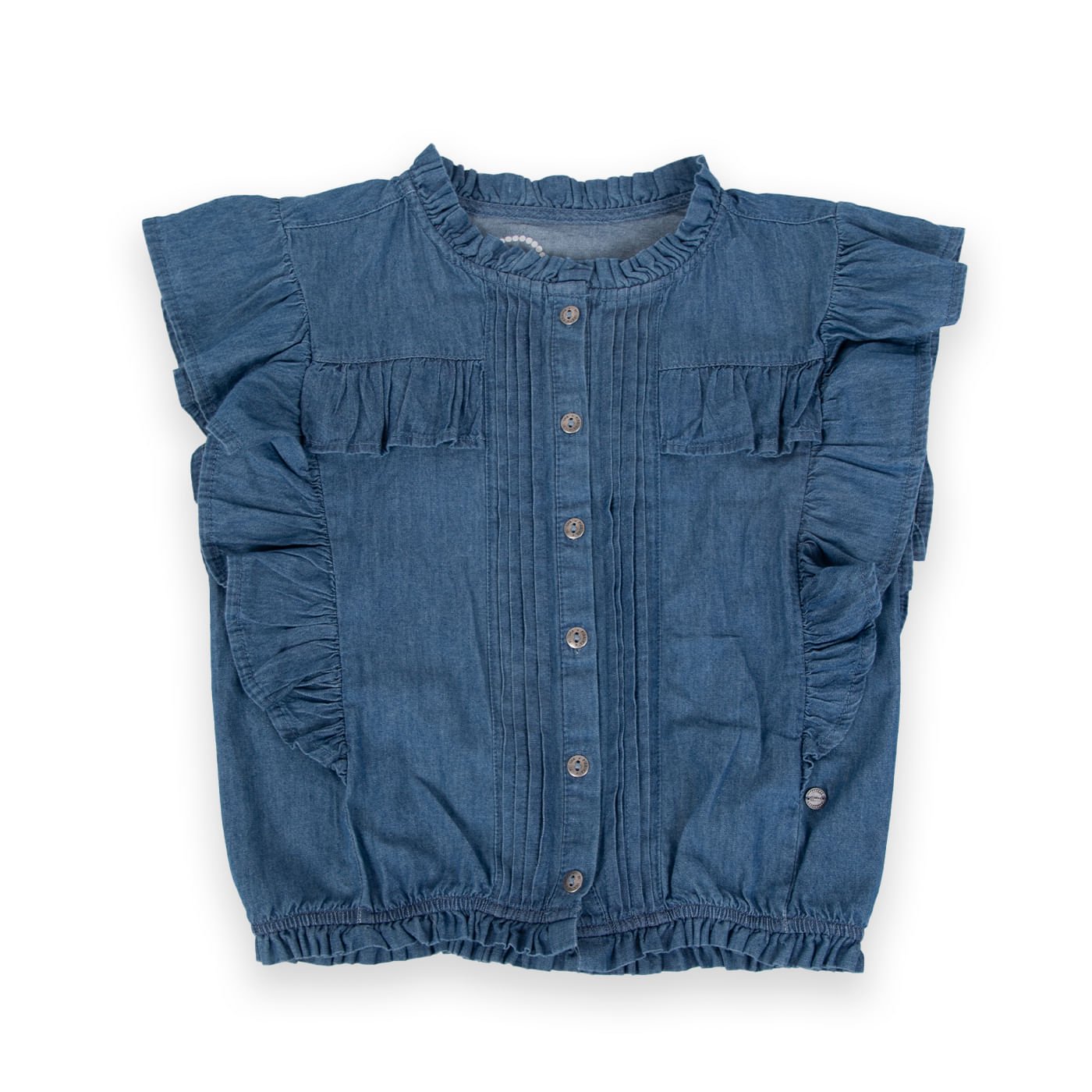 Blusa Niña Denim Pillin