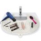 thumbnail image 1 of Organizador compacto, plegable y de silicona para herramientas de belleza Sink Topper, 1 of 9