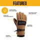 thumbnail image 2 of Guantes Impermeables Aislados Con Puño De Punto, 2 of 5