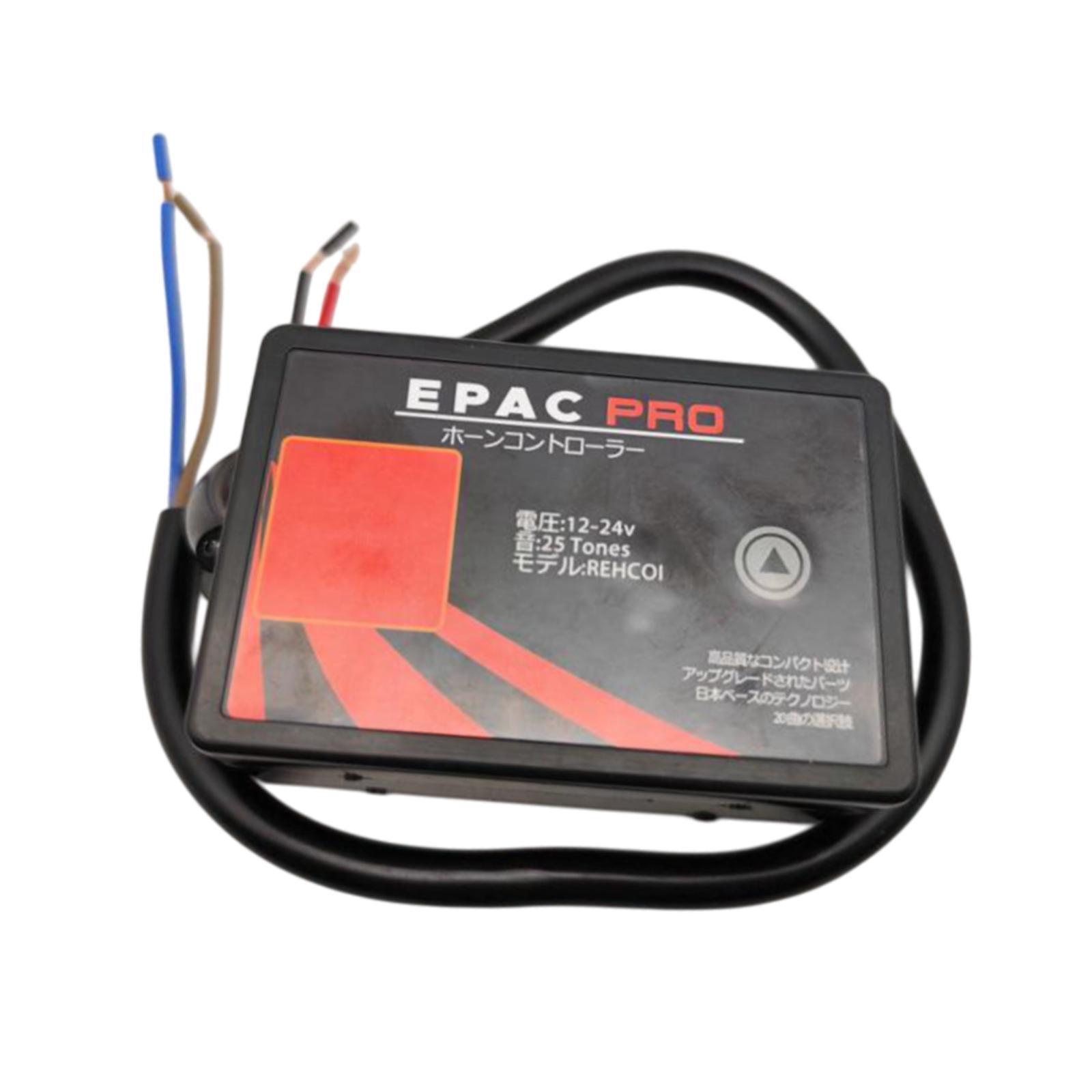 Ioensy - Controlador De Bocina Eléctrica Para Automóvil De 12-24 V, 25 Efectos De Sonido, Caja De Control Liviana