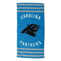 Toalla De Playa Northwest Carolina Panthers 76X152 Cm A Rayas