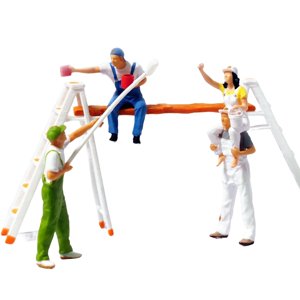 Bothyi - Figuras En Miniatura De Pintor A Escala 1:64, Personas Pequeñas, Proyectos De Bricolaje A