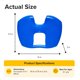 thumbnail image 4 of FocusPad TalkTools 3‑en‑1 Silla Sensorial Azul, 4 of 7