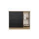 thumbnail image 2 of Comoda Con Puerta Beige Negro Zanzini, 2 of 4