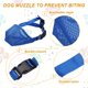 thumbnail image 4 of Bozal para Perros, Bozal de Malla Suave Ajustable Cubierta de Boca Transpirable, (Azul, S), Destinado para Anti Mordeduras Masticación/Cachorros Pequeños Medianos Grandes/Aseo/Permite Jadear Beber, 4 of 7
