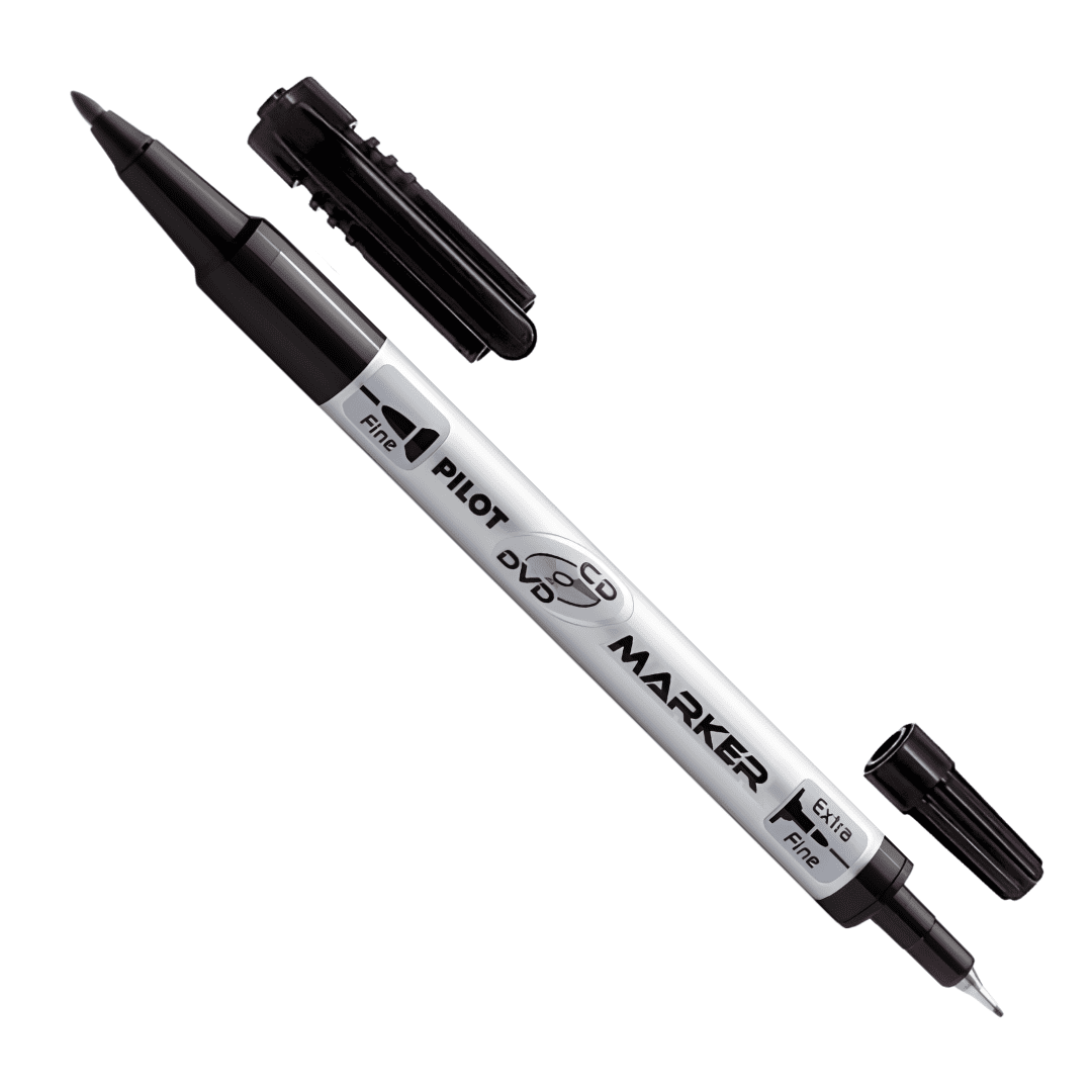 Marcador Doble Punta Permanente Pilot Cddvd Marker