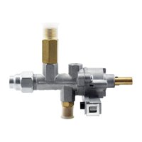 Magideal - Válvula De Gas Para Parrilla De Baja Presión, 1/2 Psi, Rosca De Entrada G1/4""-Lh, Válvula De Control Del Regulador De Aleación De Zinc Para Calentador