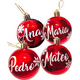 thumbnail image 1 of Esferas Navideñas Personalizadas, Adorno Bolas De Navidad Rojo Esfera Personalizada, 1 of 3