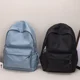 thumbnail image 2 of Women Schoolbag Waterproof Large Capacity School Backpack Smooth Zipper Solid Color Teens Girl Casual Daypack Bag Student Supply, 2 of 3
