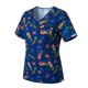 thumbnail image 2 of Delantal Mujer Ripholia 2553 tela elasticada estampada Caballito De Mar, 2 of 3