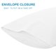 thumbnail image 5 of PiccoCasa 2Pcs Fundas de Almohada Corporal de Microfibra, Queen Blanco Nieve, 5 of 7