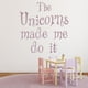 thumbnail image 2 of Decomural Unicorn Made Me Fairytale WS-41417, 2 of 2