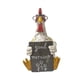 thumbnail image 3 of Estatua de pollo de buenos días, escultura de pollo, artesanías finas, coleccionables, adorno de escritorio, estatuilla de resina para entrada al Pati Gallo, 3 of 5