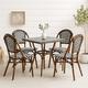 thumbnail image 2 of Comedor de una Mesa + 4 Sillas Parisinas - Blanco y Negro, 2 of 9