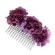 thumbnail image 2 of Clip De Peine De Flor De Clavel Accesorios De Pasadores De Pelo Elegantes Boda Rosa Polvoriento, 2 of 5